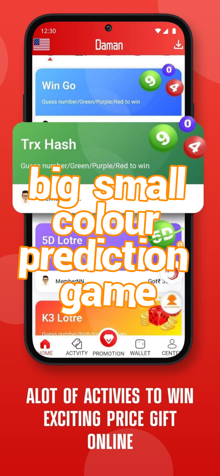 big small colour prediction game Screenshots
